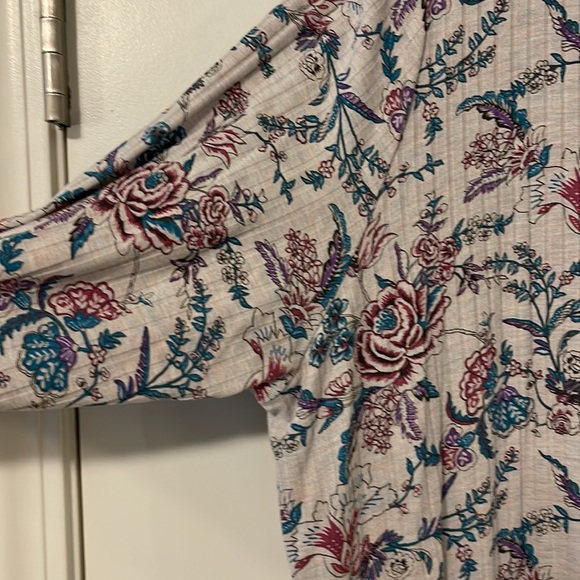Lularoe Floral XL Sarah Duster Cardigan - Picture 5 of 10